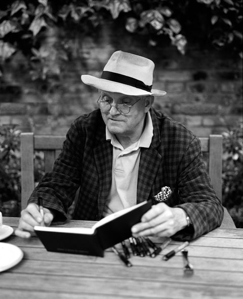 David Sketching in the Garden
